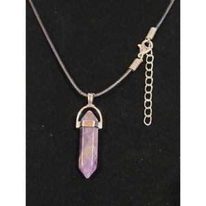 Natural Amethyst Yoga Healing Necklace